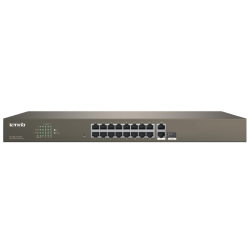 Коммутатор 16FE+2GE/1SFP 16-Port PoE/ Коммутатор 16FE+2GE/1SFP 16-Port PoE TENDA