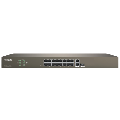 Коммутатор 16FE+2GE/1SFP 16-Port PoE/ Коммутатор 16FE+2GE/1SFP 16-Port PoE TENDA