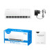 Коммутатор/ 8-Port 10/100 Mbps Desktop Switch, 8 10/100M RJ45 Ports, Loop Detection, Desktop Plastic Case, Power Saving, Plug & Play