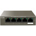 Tenda TEF1105P-4-38W 5-Port 10/100Mbps Desktop Switch with 4-Port PoE