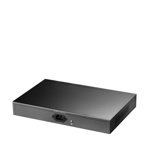 Коммутатор/ 24-Port 10/100M PSE RJ-45 +2 Gigabit RJ- 45 +1SFP Port with 24 POE Ports Switch with Built-in power supply, support 16-port IEEE 802.3at PoE+ Injector, Rack-mountable Steel case, 300W Internal
