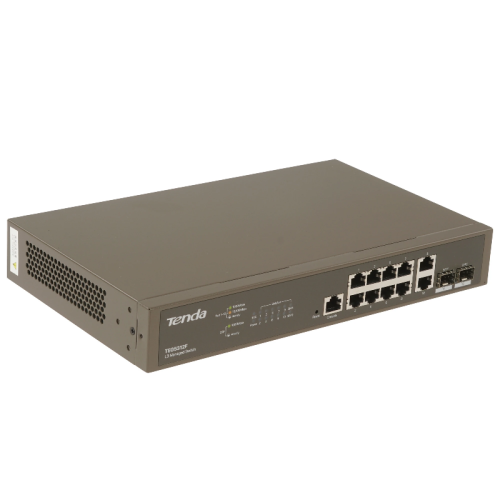 Коммутатор 10PORT 1000M 2SFP/ Коммутатор 10PORT 1000M 2SFP TEG5312F TENDA