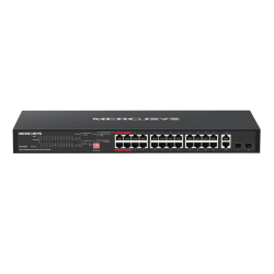 Коммутатор/ 28-Port Gigabit Rackmount Switch with 24-Port PoE+, 24? Gigabit PoE+ ports, 2 ? Gigabit non-PoE ports, and 2 ? Gigabit SFP slots