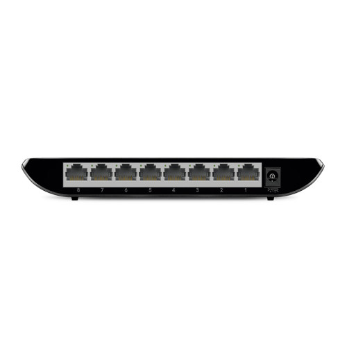 8-port Desktop Gigabit Switch, 8 10/100/1000M RJ45 ports, plastic case