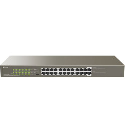 Tenda TEG1124P-24-250W 1000M&PoE 24-Port Gigabit Ethernet Switch with 24-Port PoE