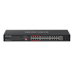 Коммутатор/ 24-Port 10/100Mbps + 2-Port Gigabit Rackmount Switch with 24-Port PoE+
