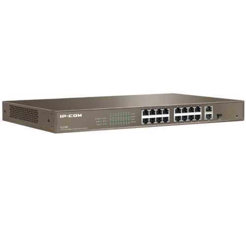 Коммутатор 16FE+ 2GE POE SFP F1218P-16-250W IP-COM