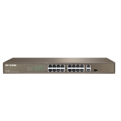 Коммутатор 16FE+ 2GE POE SFP F1218P-16-250W IP-COM
