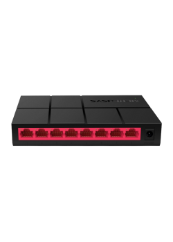 Коммутатор/ Unmanaged Gigabit switch  8 ports LAN RJ-45 10/100/1000 Mbps, plastic case