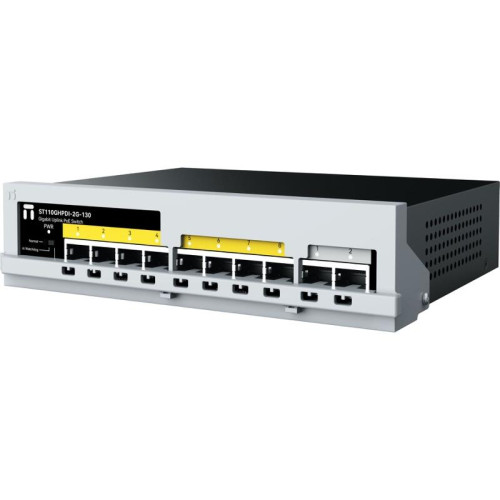 Коммутатор/ Неуправляемый PoE коммутатор Fast Ethernet, 8 портов 100 Мбит/с PoE+, 2 Uplink порта 1000 Мбит/с RJ45, БП 130 Вт Коммутатор/ Неуправляемый PoE коммутатор Fast Ethernet, 8 портов 100 Мбит/с PoE+, 2 Uplink порта 1000 Мбит/с RJ45, БП 130 Вт