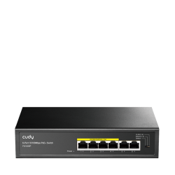 Коммутатор/ 6-Port 10/100M PoE Switch with 4 POE Ports Unmanaged Desktop Switch, support 4-port IEEE 802.3at PoE+ Injector (Port-1 to Port-4), Supports PoE power up to 30W for each PoE port, CCTV Mode (Transmit distance up to 250m at 10Mbps),  Fanless, ±4