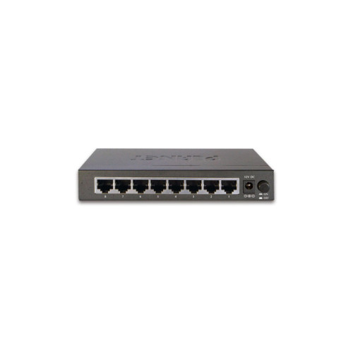 коммутатор/ PLANET 8-Port 10/100/1000Mbps Gigabit Ethernet Switch (External Power) - Metal Case