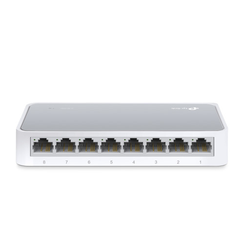 Коммутатор/ 8-port 10/100M mini Desktop Switch, 8 10/100M RJ45 ports, Plastic case