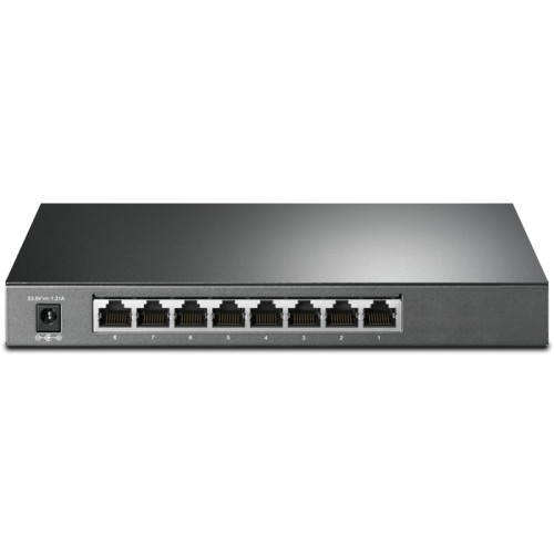 Коммутатор/ 8-port Gigabit smart switch with 4 PoE+ ports, 4 Gigabit ports with PoE+ support, 802.3 at/AF standard, PoE budget — 62 W, steel case for desktop installation, integration with the Omada PC controller with 802.1 Q VLAN function