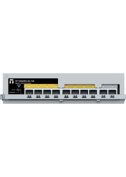 Коммутатор/ Неуправляемый PoE коммутатор Fast Ethernet, 8 портов 100 Мбит/с PoE+, 2 Uplink порта 1000 Мбит/с RJ45, БП 130 Вт