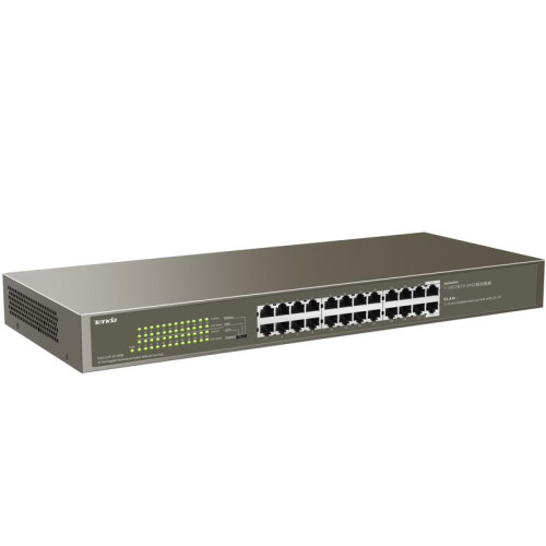 Tenda TEG1124P-24-250W 1000M&PoE 24-Port Gigabit Ethernet Switch with 24-Port PoE Tenda TEG1124P-24-250W 1000M&PoE 24-Port Gigabit Ethernet Switch with 24-Port PoE