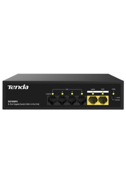Tenda SG106PC 6-Port Gigabit Lite PoE Switch with 4-Port PoE