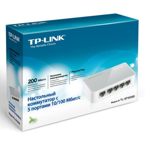 Коммутатор/ 5-Port 10/100Mbps Desktop Switch Коммутатор/ 5-Port 10/100Mbps Desktop Switch