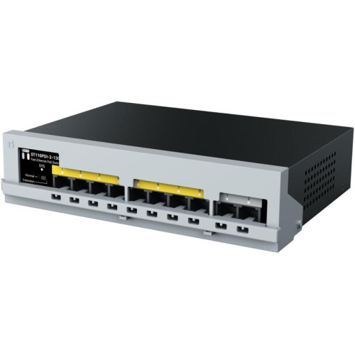 Коммутатор/ Неуправляемый PoE коммутатор Fast Ethernet, 8 портов 100 Мбит/с PoE+, 2 Uplink порта 100 Мбит/с RJ45, БП 130 Вт Коммутатор/ Неуправляемый PoE коммутатор Fast Ethernet, 8 портов 100 Мбит/с PoE+, 2 Uplink порта 100 Мбит/с RJ45, БП 130 Вт