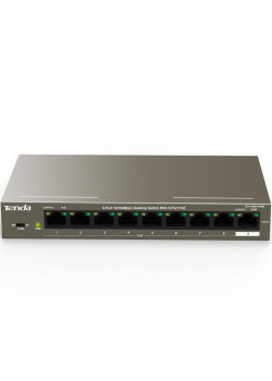 Tenda TEF1109P-8-63W  9-Port 10/100Mbps Desktop Switch With 8-Port PoE