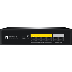 Коммутатор Netis ST106PDI-2-43 (L2) 6x100Мбит/с 4PoE 43W неуправляемый