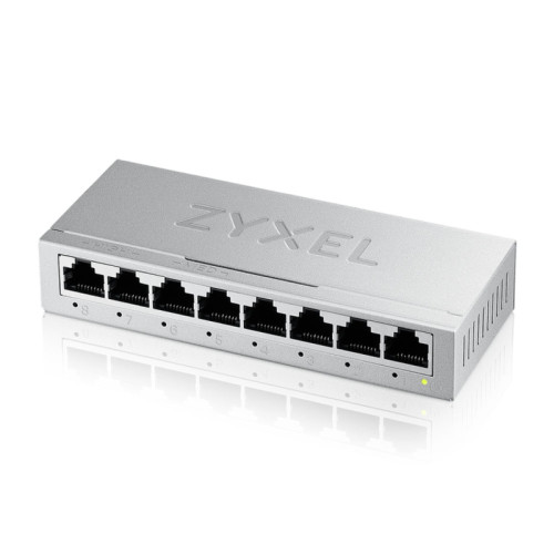 Коммутатор/ Коммутатор Zyxel GS-108B v5, 8 портов 1000 Мбит/с, настольный, металлический корпус