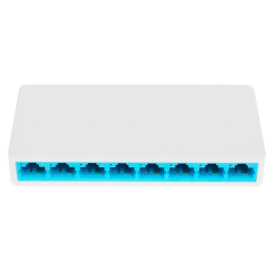 8-port 10/100Mbps desktop switch, plastic case