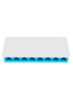 8-port 10/100Mbps desktop switch, plastic case
