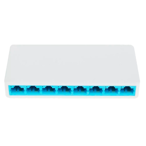 8-port 10/100Mbps desktop switch, plastic case