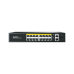 Коммутатор Netis P116GH (L2) 16x100Мбит/с 2x1Гбит/с 1SFP 16PoE 16PoE+ 240W неуправляемый