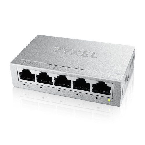 Коммутатор/ Коммутатор Zyxel GS-105B v5, 5 портов 1000 Мбит/с, настольный, металлический корпус