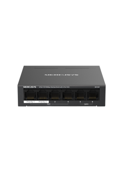 Коммутатор Mercusys MS106P (L2) 6x100Мбит/с 4PoE+ 67W неуправляемый