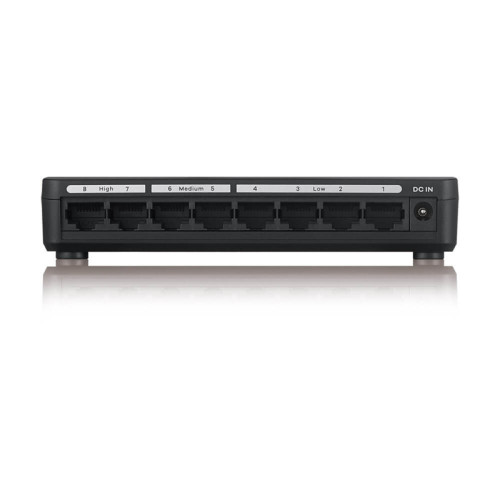 Коммутатор/ ZYXEL GS-108S V2 8-Port Desktop Gigabit Ethernet Media Switch