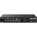 Коммутатор/ Tenda TEM2007X Коммутатор неуправляемый, 7 портов, RJ-45 5х2,5 Гбит/с, SFP+ 2х10 Гбит/с, настольный, металлический корпус