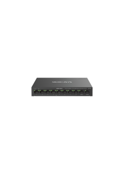 Коммутатор Mercusys MS110CP (L2) 8x100Мбит/с 2x1Гбит/с 8PoE+ 65W неуправляемый