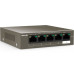 Tenda TEF1105P-4-63W 5-Port 10/100Mbps Desktop Switch with 4-Port PoE