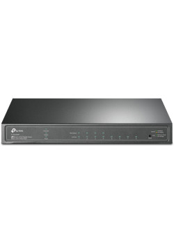 Коммутатор/ 8-port Gigabit smart switch with 4 PoE+ ports, 4 Gigabit ports with PoE+ support, 802.3 at/AF standard, PoE budget — 62 W, steel case for desktop installation, integration with the Omada PC controller with 802.1 Q VLAN function