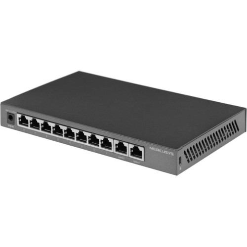 Коммутатор Mercusys MS110GMP (L2) 10x1Гбит/с 8PoE+ 111W неуправляемый
