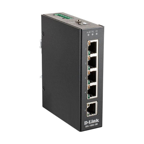 Коммутатор D-Link DIS-100E-5W/A1A 5x100Мбит/с неуправляемый