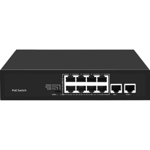 Коммутатор Falcon Eye FE-8FPG2 00-00330353 8x100Мбит/с 2x1Гбит/с 8PoE