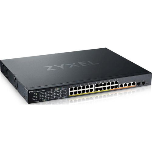 Коммутатор Zyxel NebulaFlex XMG1930-30HP-ZZ0101F (L2+) 4x10Гбит/с 24x2.5Гбит/с 2SFP+ 28PoE+ 700W управляемый