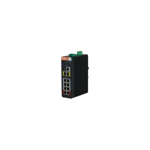 8-портовый гигабитный управляемый коммутатор с PoE промышленное исполнение , Порты: 8 RJ45 10/100/1000Мбит/с (PoE/PoE+/Hi-PoE/IEEE802.3bt) 2 SFP 1000Мбит/с (uplink); мощность PoE: порты 12 до 90Вт порты 38 до 30Вт суммарно до 120Вт; PoE watchdog передача 