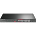 Коммутатор Mercusys MS118CP (L2) 16x100Мбит/с 2x1Гбит/с 2xКомбо(1000BASE-T/SFP) 16PoE+ 190W неуправляемый