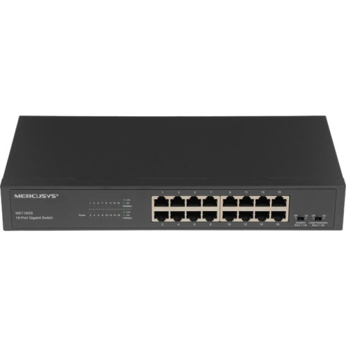 Коммутатор Mercusys MS116GS (L2) 16x1Гбит/с неуправляемый