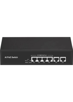 Коммутатор Falcon Eye FE-4FPF2 00-00330351 4x100Мбит/с 2x1Гбит/с 4PoE