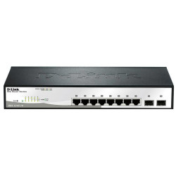 Коммутатор D-Link DGS-1210-10/F1A 8x1Гбит/с 2SFP управляемый