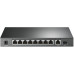 Коммутатор/ 8-port gigabit Unmanaged PoE+ Switch with 1 Gigabit RJ-45 + 1 SFP uplink ports, desktop mount, 8 802.3af/at compliant  PoE+ ports, 1 Gigabit RJ-45 + 1 SFP uplink ports