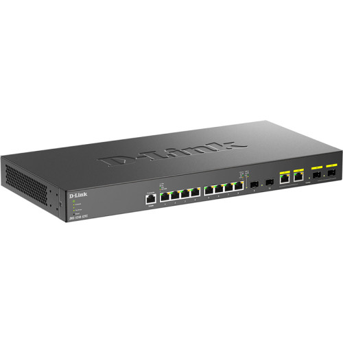 Коммутатор/ DXS-1210-12TC Smart L2+ Switch 8x10GBase-T, 2x10GBase-X SFP+, 2xCombo 10GBase-T/SFP+, CLI, RJ45 Console Коммутатор/ DXS-1210-12TC Smart L2+ Switch 8x10GBase-T, 2x10GBase-X SFP+, 2xCombo 10GBase-T/SFP+, CLI, RJ45 Console