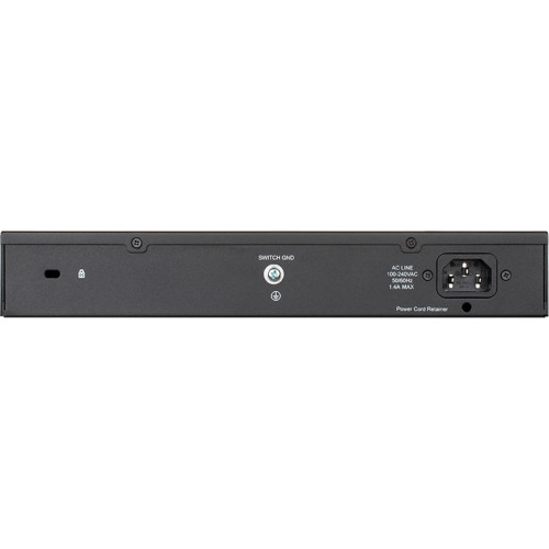 Коммутатор/ DGS-1100-24PV2 EasySmart L2 Switch 24х1000Base-T (12х1000Base-T PoE), PoE Budget 100W