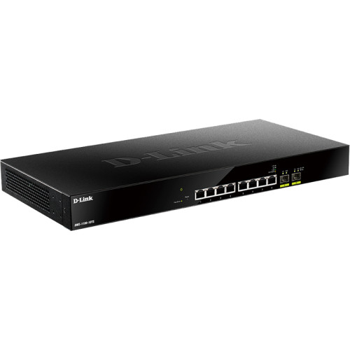 Коммутатор/ DMS-1100-10TS Smart L2 Switch 8x2.5GBase-T, 2x10GBase-X SFP+